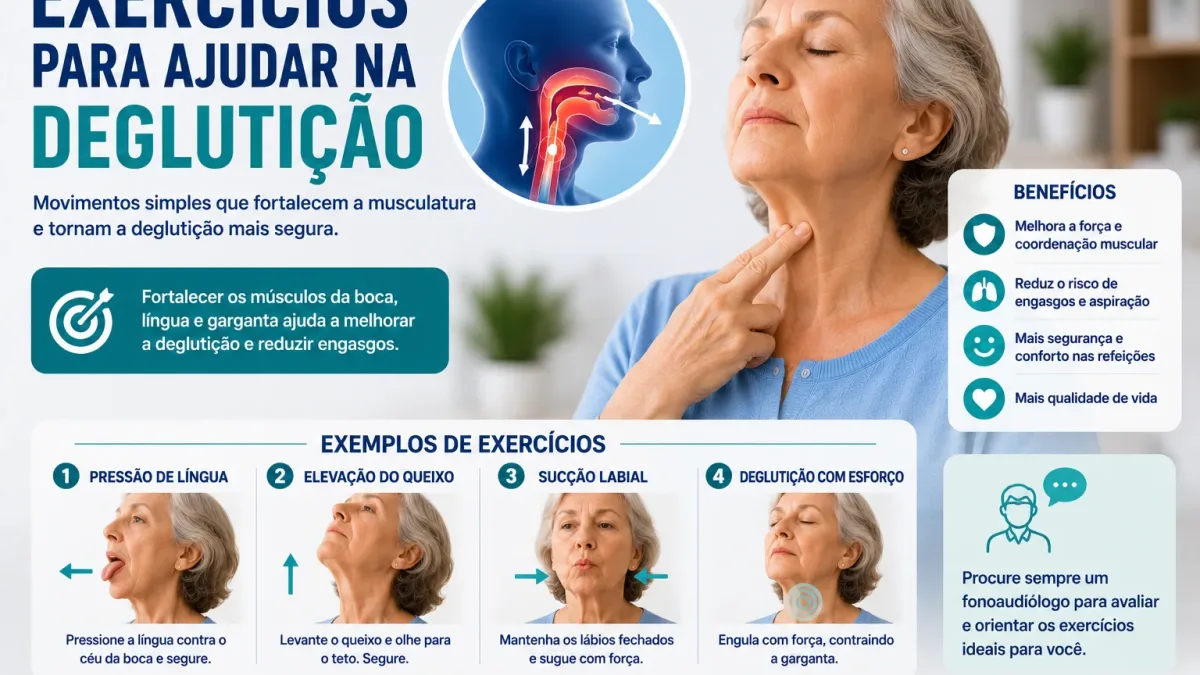 Professional guidance about swallowing exercises and dysphagia