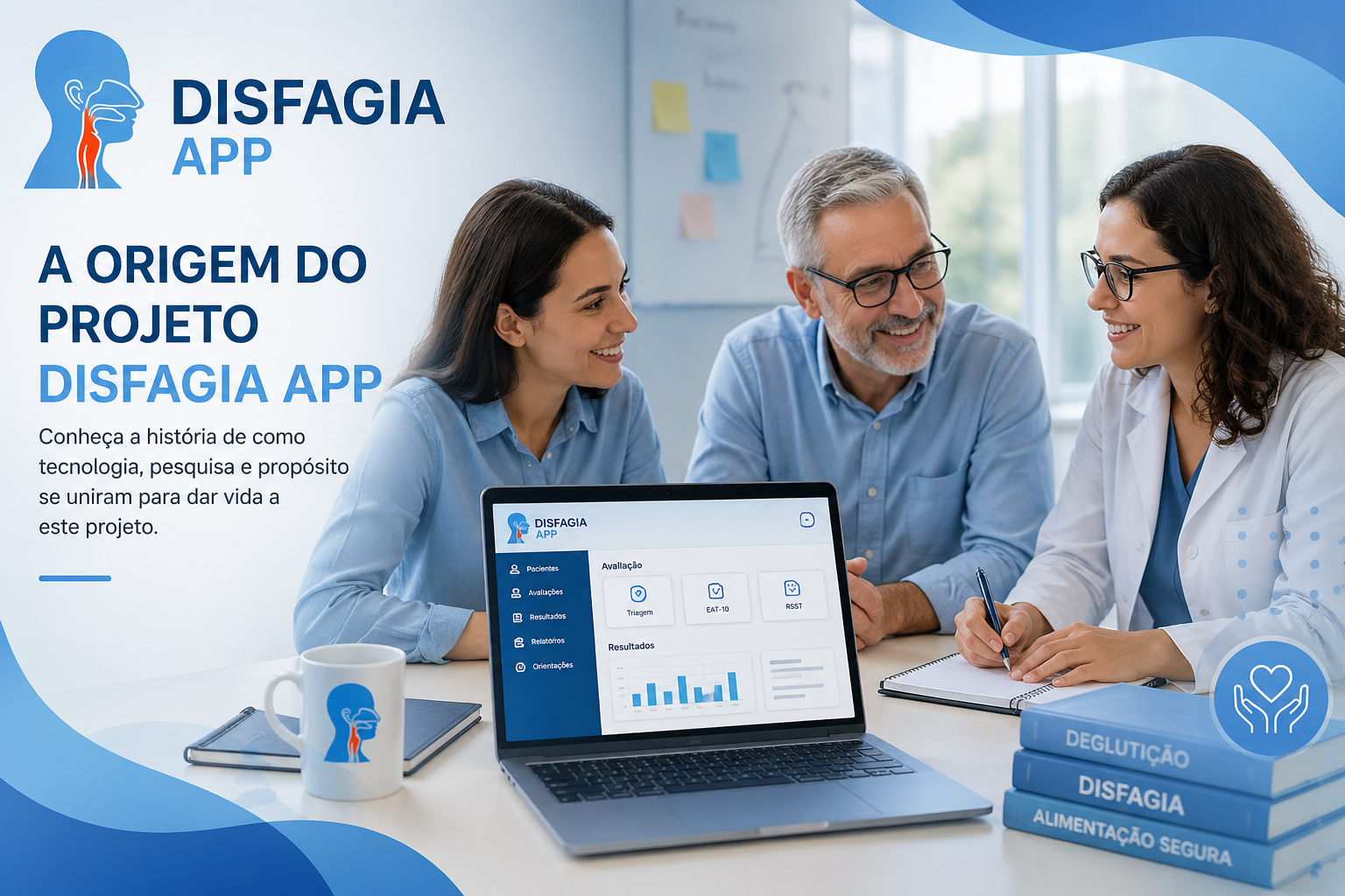 Origem do Disfagia App e desenvolvimento do projeto de saúde